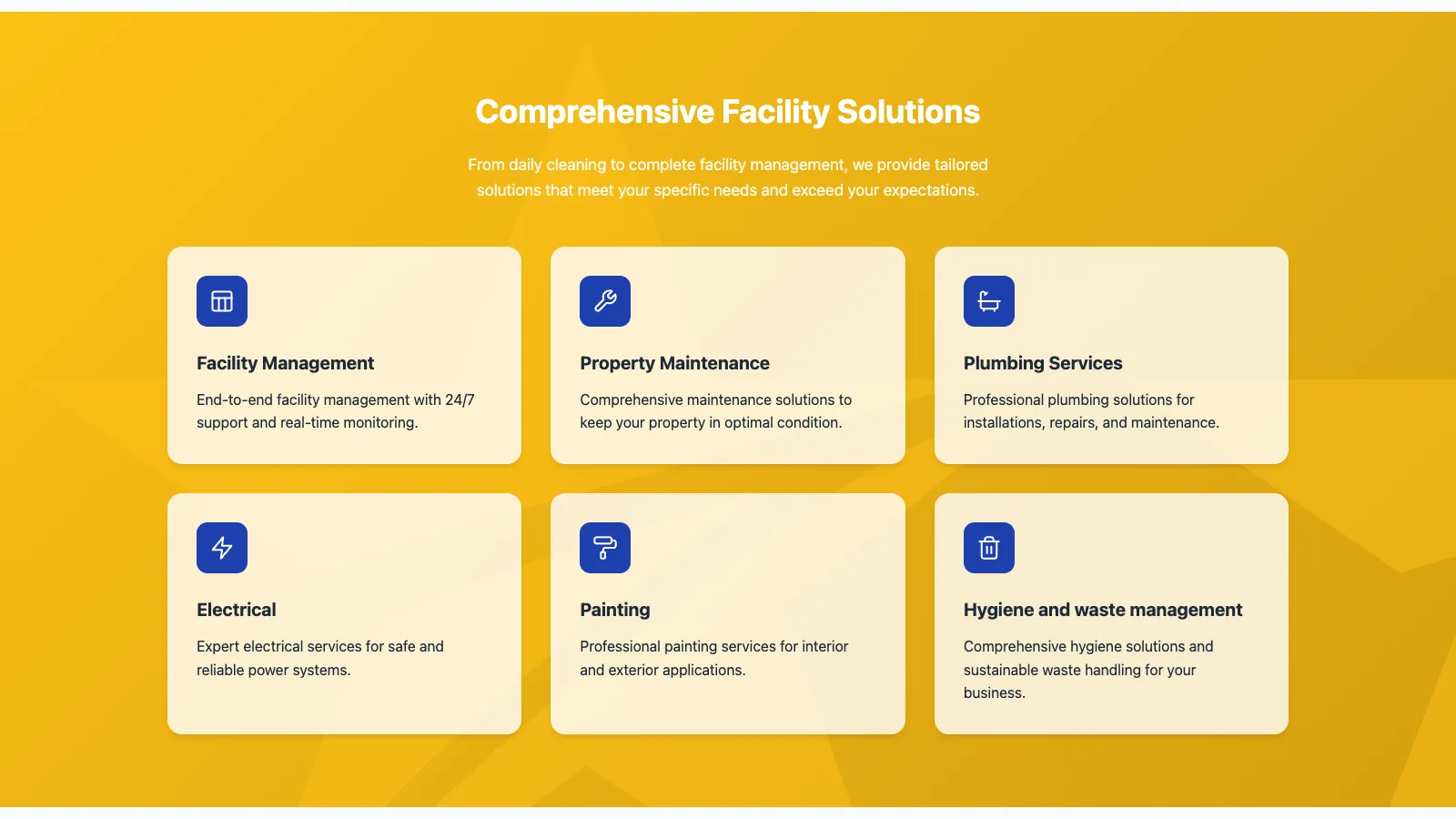 Southern Star Facility Services service overview